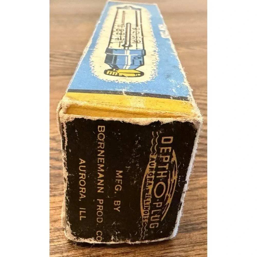 Vintage Depth-O-Plug Fishing Lure Thermometer + Depth Plug How Cold How Deep